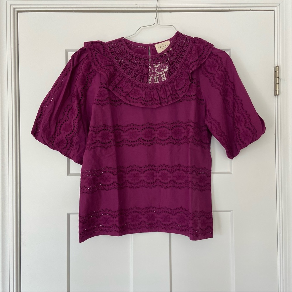 🌿|NWT| Sezane Elsa Blouse - Picture 6 of 11